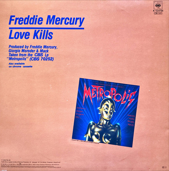 Freddie Mercury – Love Kills (Extended Version) (EX) BOX2