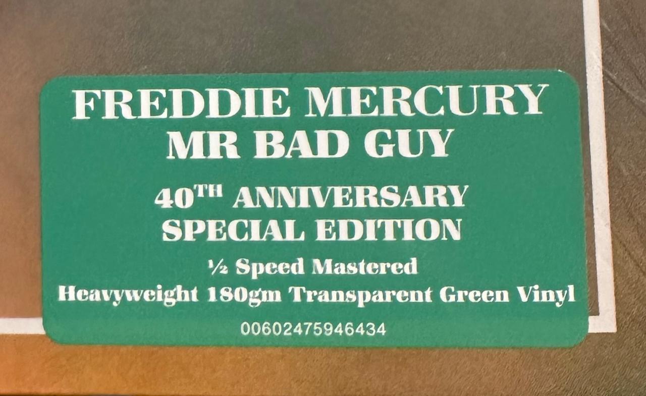 Freddie Mercury – Mr. Bad Guy - 40th Anniversary Special Edition (NUEVO, SELLADO) BOXV49