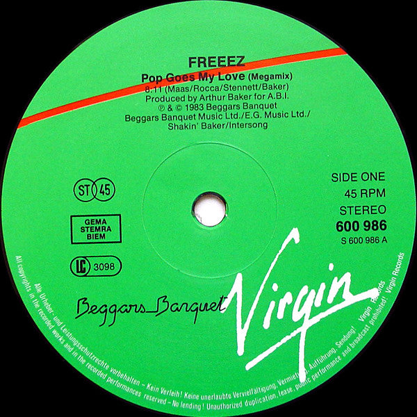 Freeez – Pop Goes My Love (NM, FUNDA VG+)