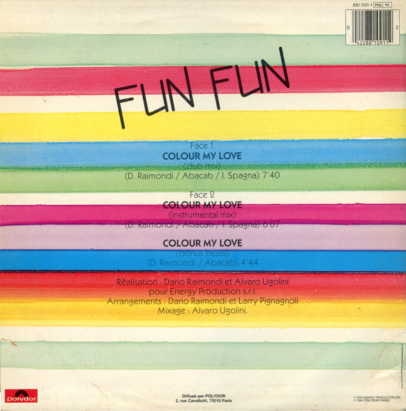 Fun Fun – Colour My Love (NM, FUNDA VG+) BOX11