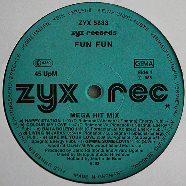 Fun Fun – Mega Hit Mix (VG+) BOX31