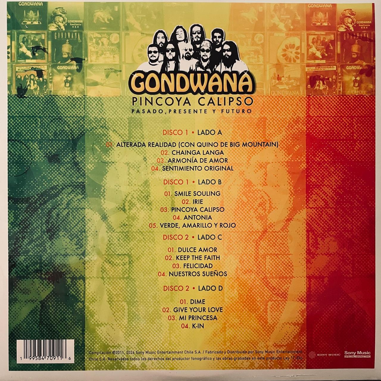 Gondwana – Pincoya Calipso - Pasado, Presente y Futuro / DISCO DOBLE (NUEVO, SELLADO)