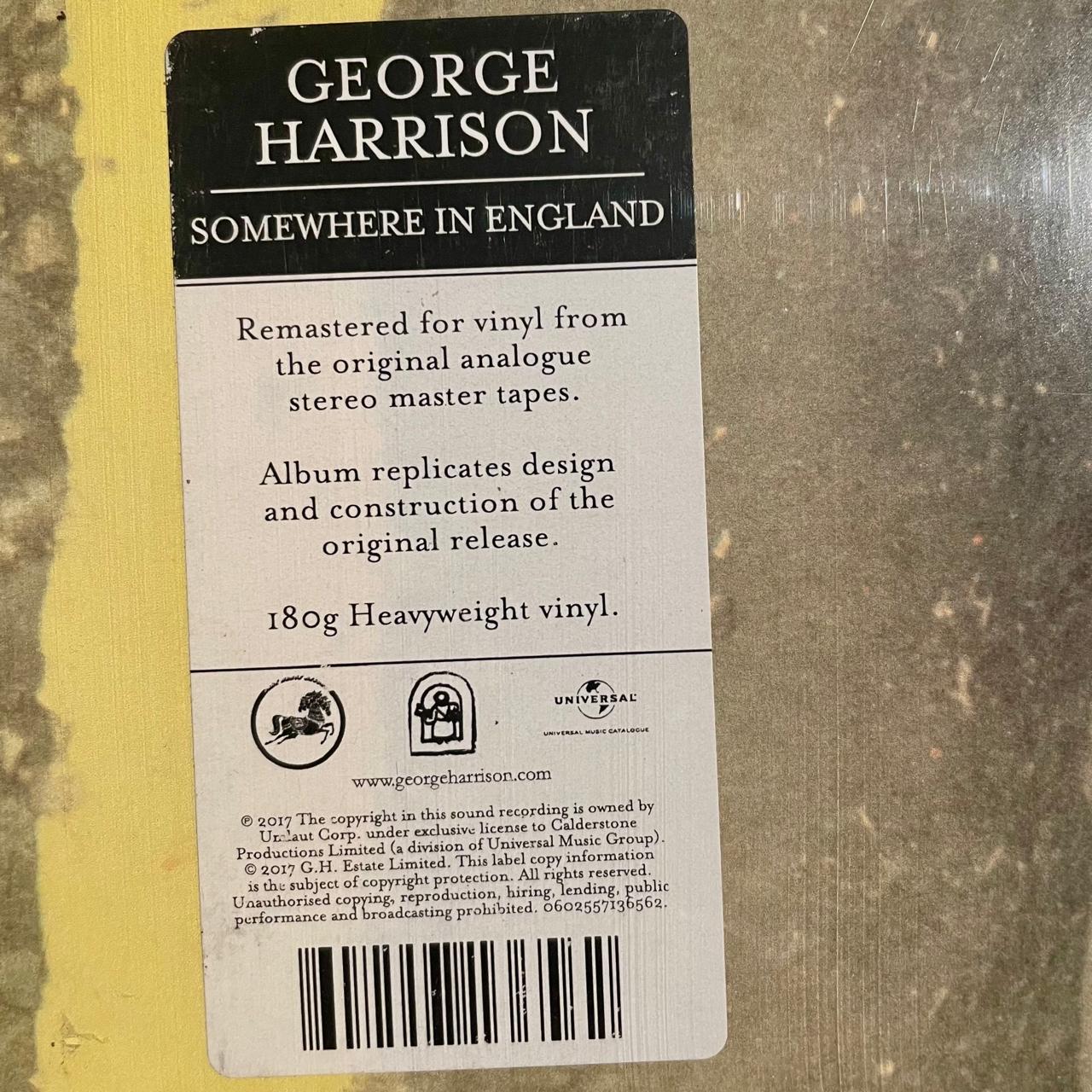 George Harrison – Somewhere In England (NUEVO, SELLADO) BOX47