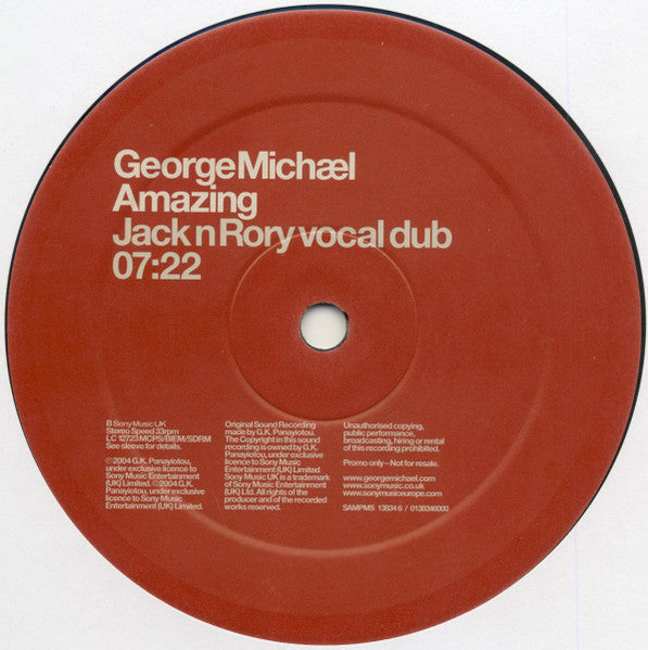 George Michael – Amazing (NM, FUNDA EX) BOX18