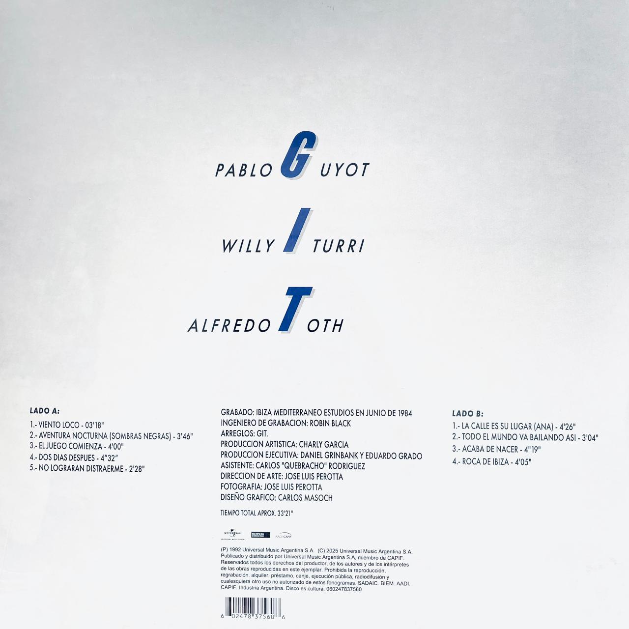 Git – G.I.T. (NUEVO, SELLADO)