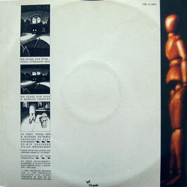 Go West – We Close Our Eyes (Total Overhang Mix) (NM, FUNDA EX) BOX2