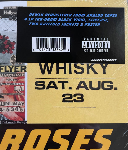 Guns N' Roses – Live Era '87-'93 / DISCO CUADRUPLE (NUEVO, SELLADO) BOXV39