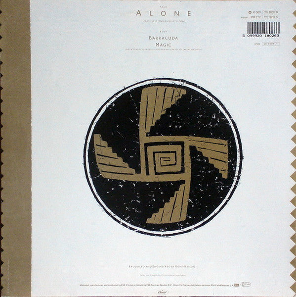 Heart – Alone (NM, FUNDA EX)