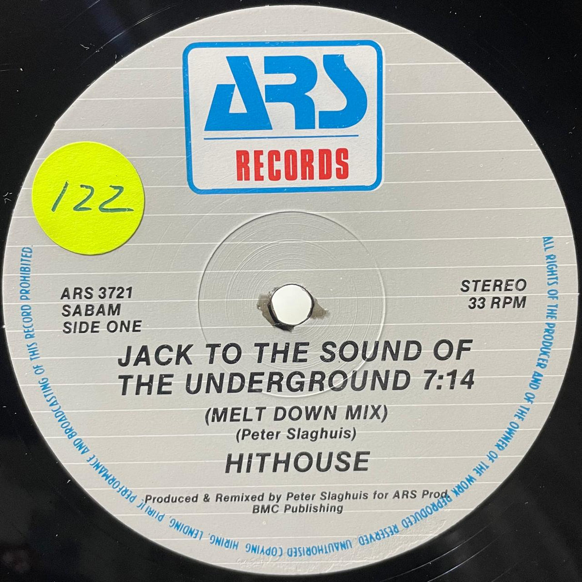 Hithouse – Jack To The Sound Of The Underground (Melt Down Mix) (VG+) BOX19