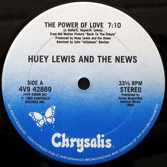 Huey Lewis And The News – The Power Of Love (NM, Funda Generic de Sello) Box9