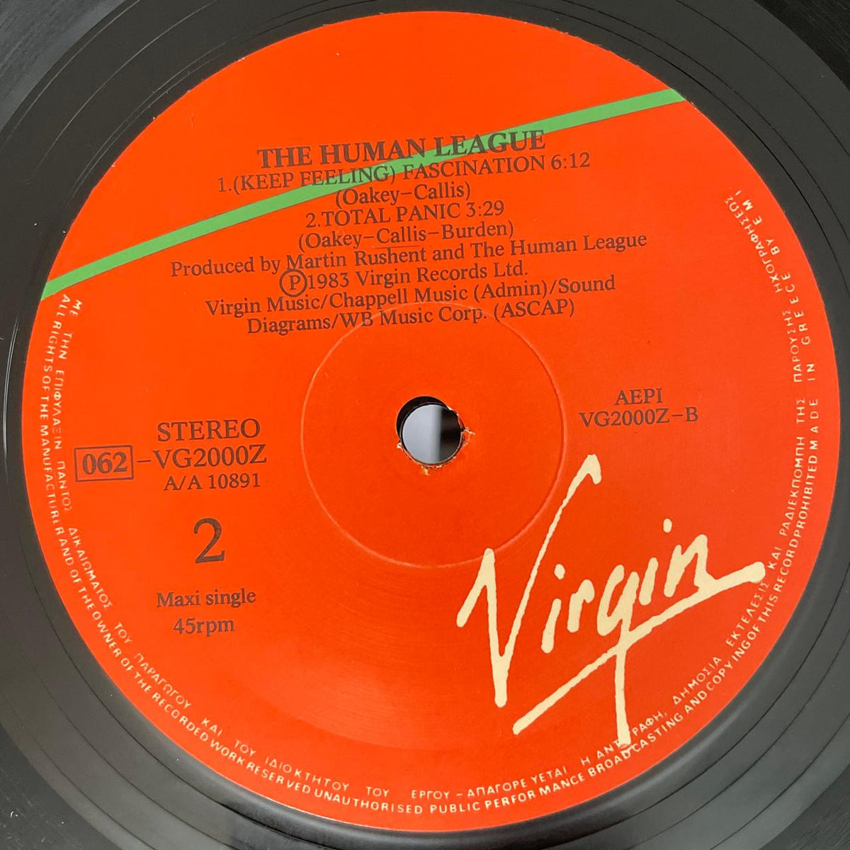 Human League – Fascination (VG+) BOX29