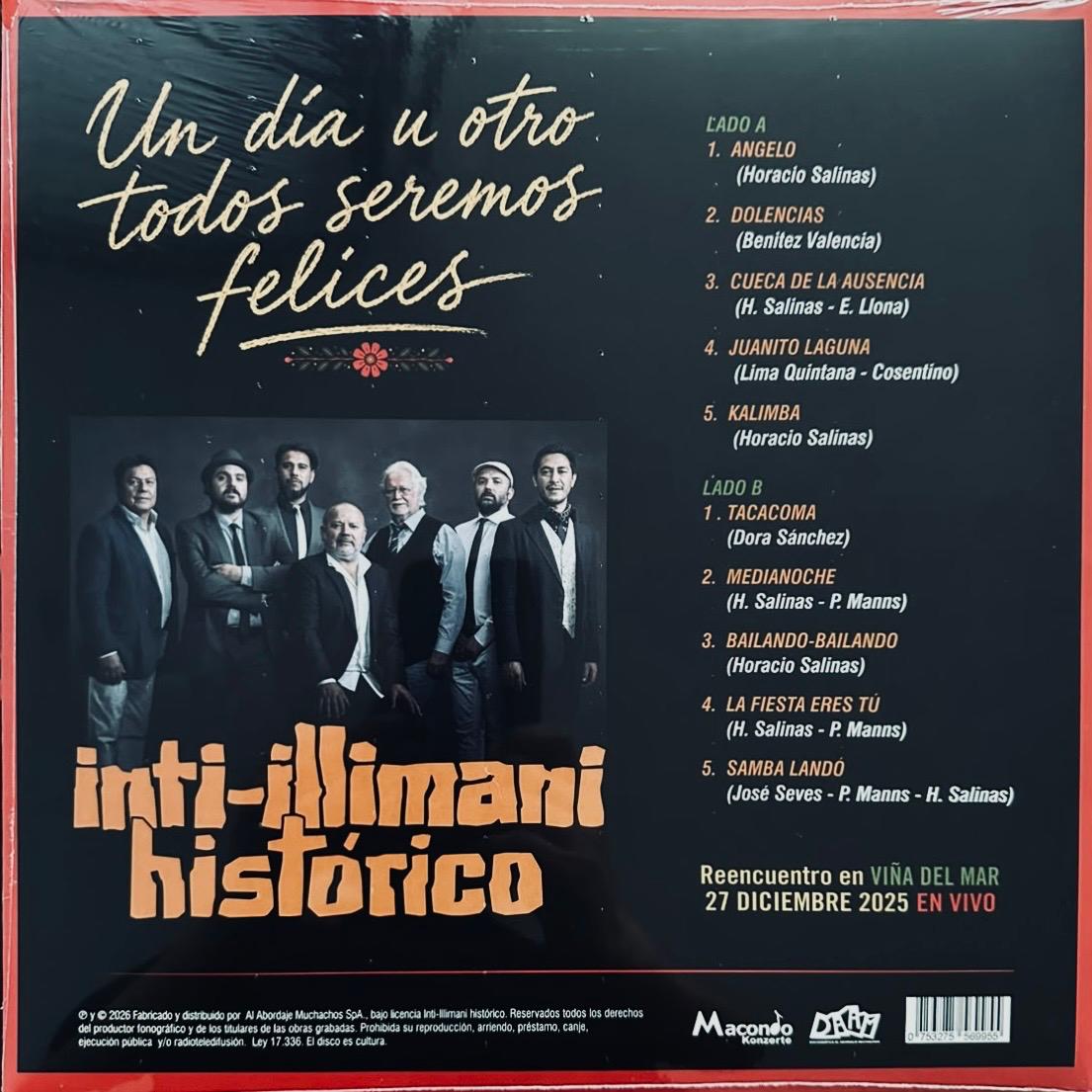 Inti-Illimani Histórico – Un Día u Otro Todos Seremos Felices (NUEVO, SELLADO)