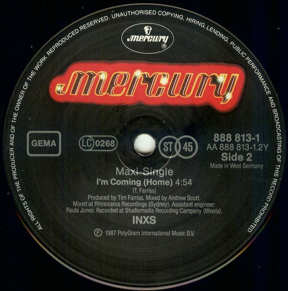 INXS – Need You Tonight / Mediate (NM)