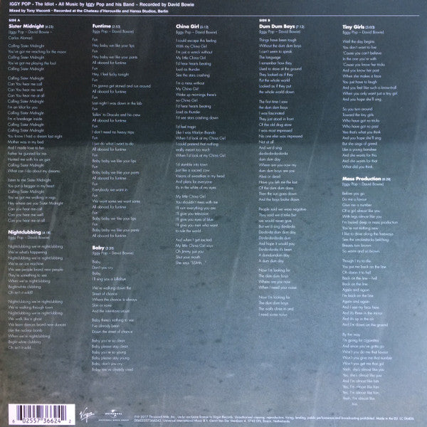 Iggy Pop – The Idiot (NUEVO, SELLADO) BOXV36