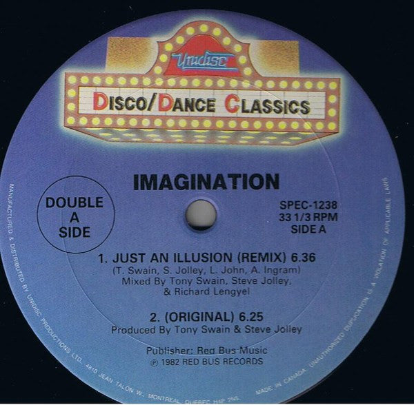 Imagination – Just An Illusion / Changes / New Dimension (NM, Funda Generic) [original & remix] Box38