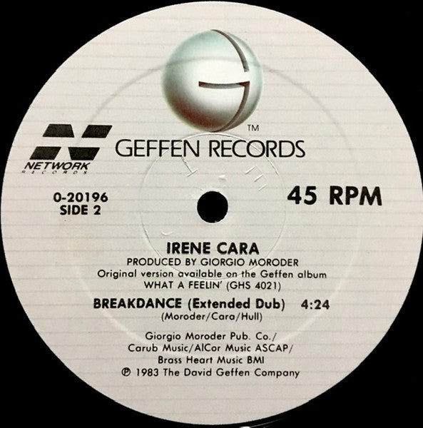 Irene Cara – Breakdance (NM, FUNDA VG+) BOX28