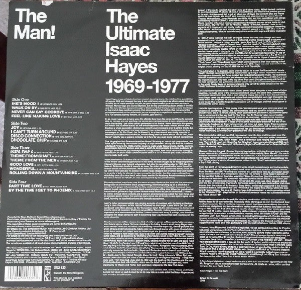 Isaac Hayes – The Man! (The Ultimate Isaac Hayes 1969 - 1977) / DISCO DOBLE (NUEVO, SELLADO) BOXV50