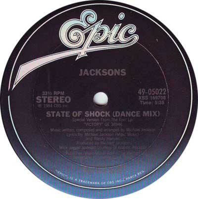Jacksons – State Of Shock (VG+) BOX21
