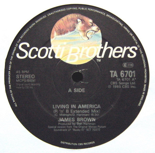 James Brown – Living In America (R 'n' B Extended Mix) (NM) BOX2