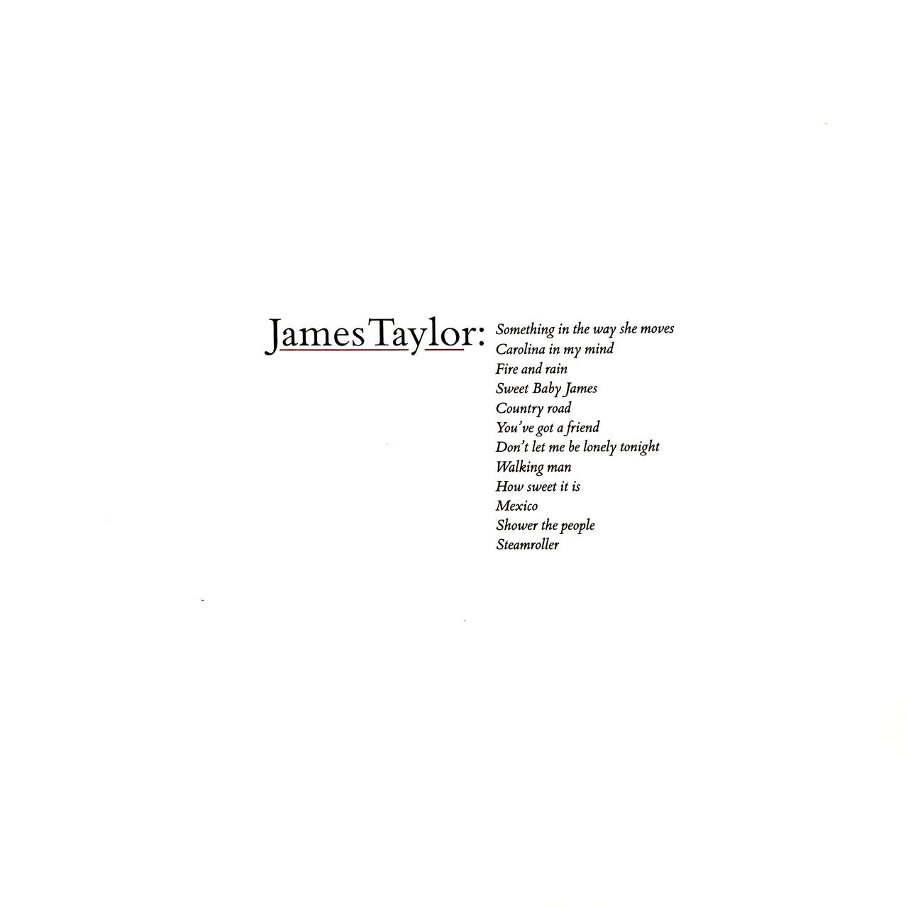 James Taylor – James Taylor's Greatest Hits (NUEVO, SELLADO)