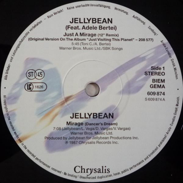 Jellybean – Just A Mirage (NM) BOX6