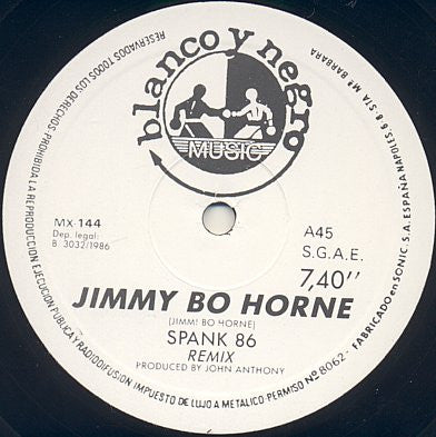 Jimmy Bo Horn* – Spank 86 Remix (NM, FUNDA VG+) BOX32