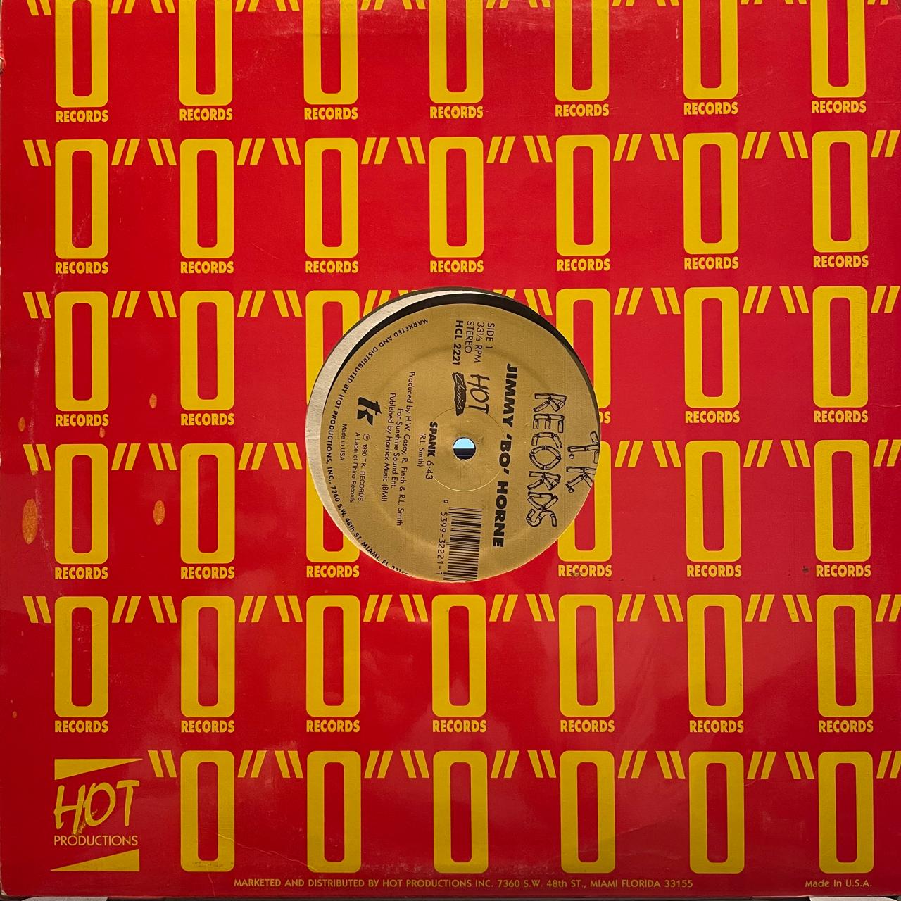 Jimmy 'Bo' Horne – Spank / Gimme Some (EX, FUNDA GENERICA DE SELLO EX) BOX11