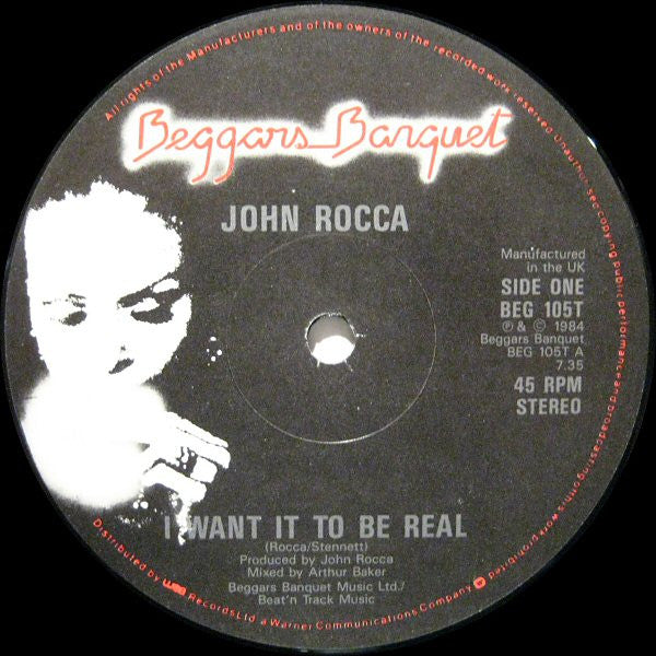 John Rocca – I Want It To Be Real (NM)