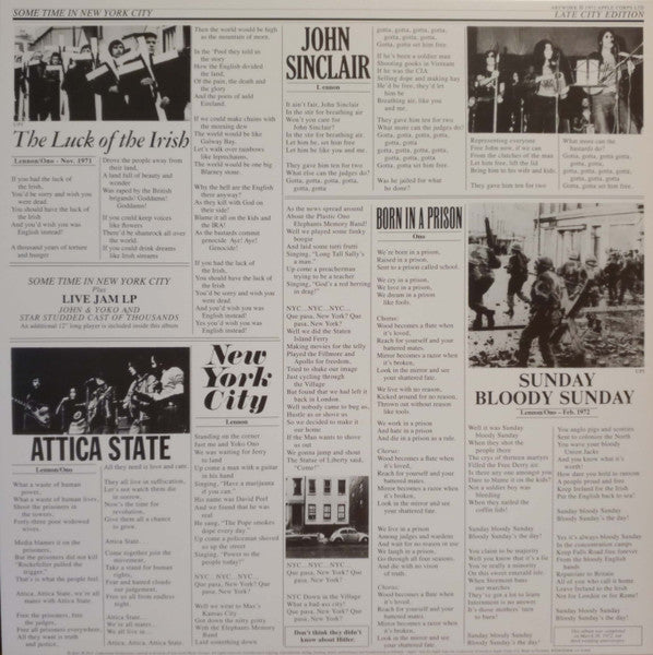 John & Yoko / Plastic Ono Band With Elephant's Memory And Invisible Strings – Some Time In New York City / DISCO DOBLE (NUEVO, SELLADO) BOXV49