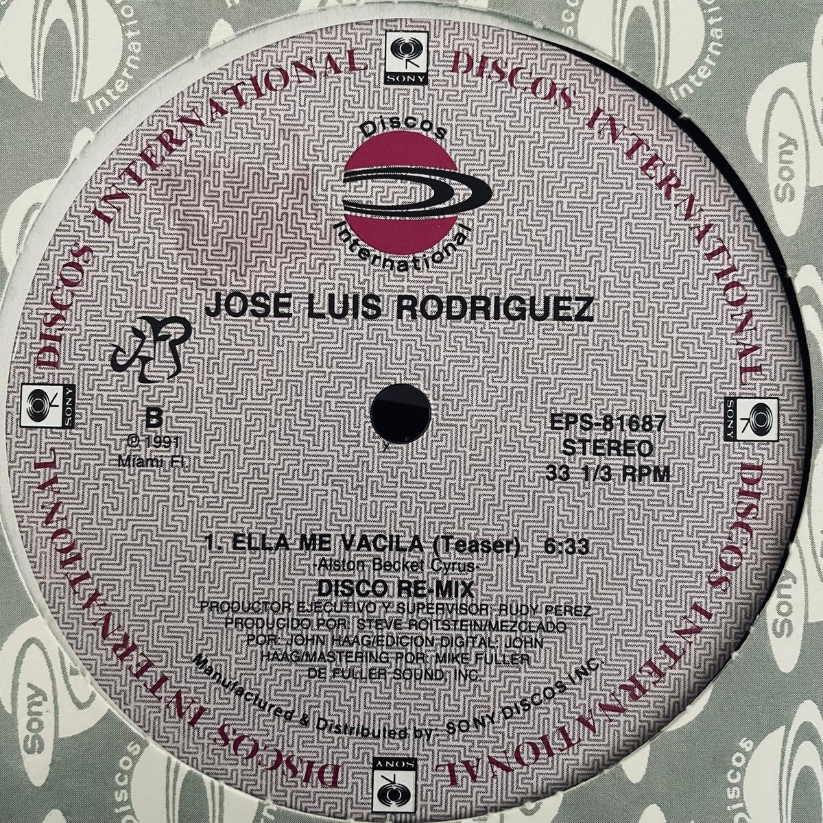 Jose Luis Rodríguez – Ella Me Vacila (Teaser) (NM, FUNDA VG+) BOX18