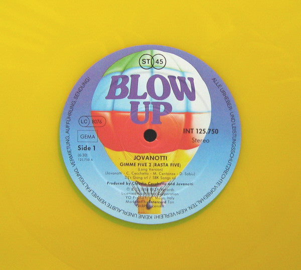 Jovanotti – Gimme Five 2 (Rasta Five) (VG+) BOX32