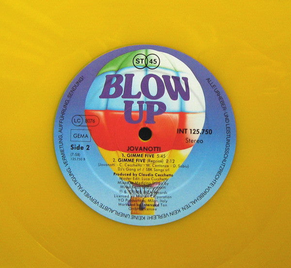 Jovanotti – Gimme Five 2 (Rasta Five) (VG+) BOX32