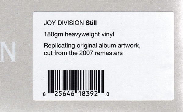 Joy Division – Still / DISCO DOBLE (NUEVO, SELLADO) BOXV48