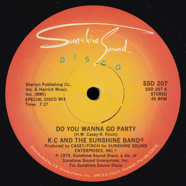 K.C. And The Sunshine Band – Do You Wanna Go Party(VG+) BOX21