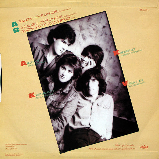 Katrina And The Waves – Walking On Sunshine (Extended Version) (NM)