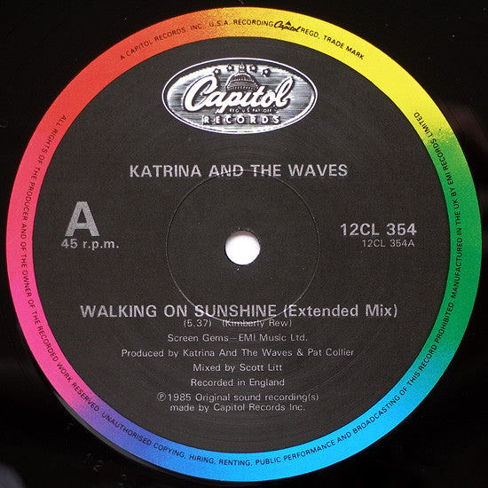 Katrina And The Waves – Walking On Sunshine (Extended Version) (NM)