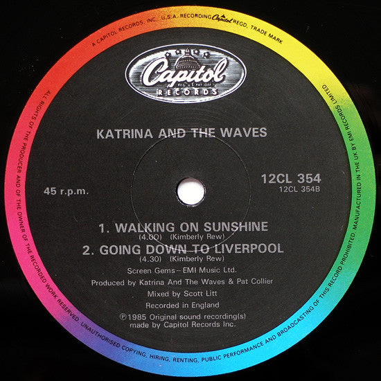 Katrina And The Waves – Walking On Sunshine (Extended Version) (NM)