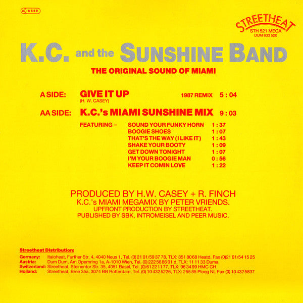 KC And The Sunshine Band – KC's Miami Sunshine Mix (NM) BOX28