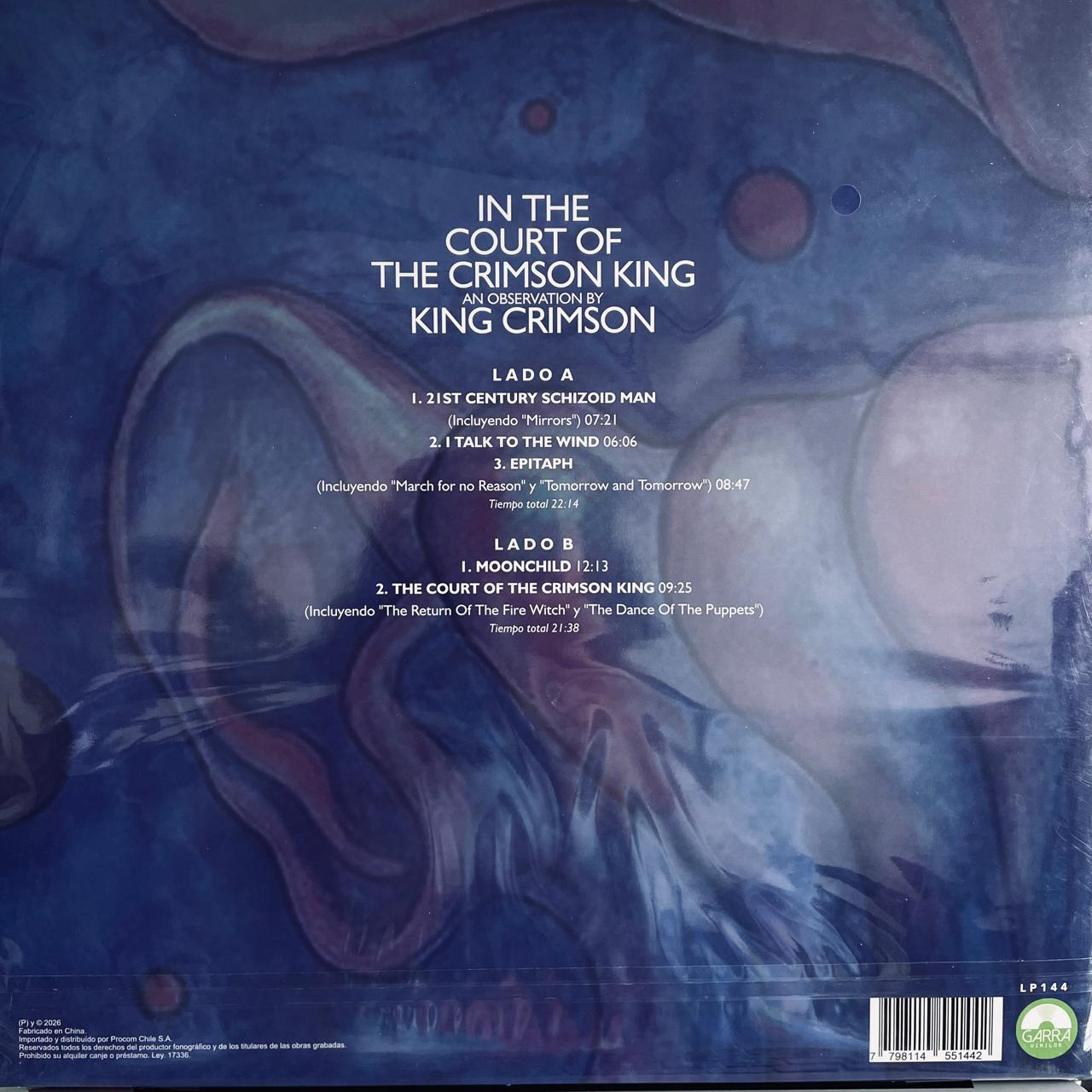 King Crimson – In The Court Of The Crimson King: An Observation By King Crimson (NUEVO, SELLADO)