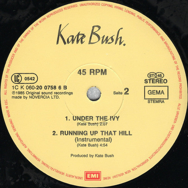 Kate Bush – Running Up That Hill (NM)