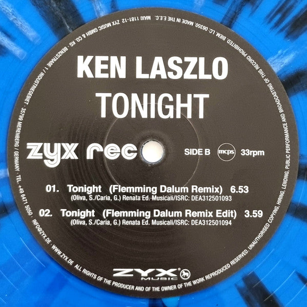 Ken Laszlo – Tonight (MINT, NUEVO NO SELLADO) BOX1