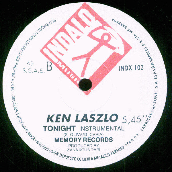 Ken Laszlo – Tonight (EX, FUNDA VG+) BOX12