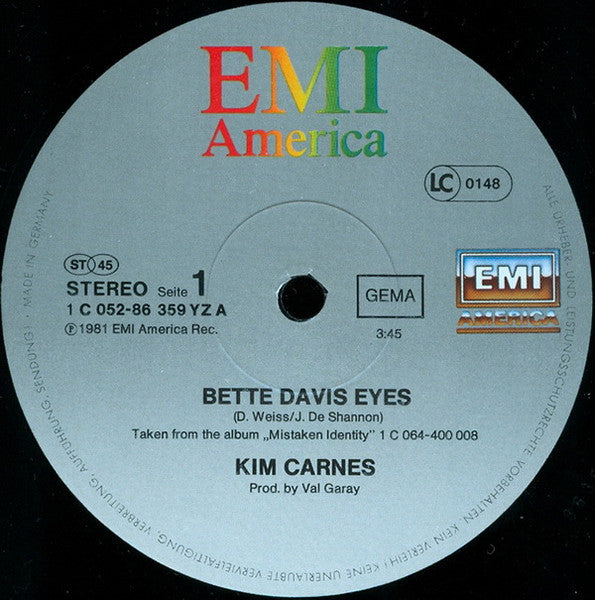 Kim Carnes – Bette Davis Eyes (NM, FUNDA VG+) BOX3