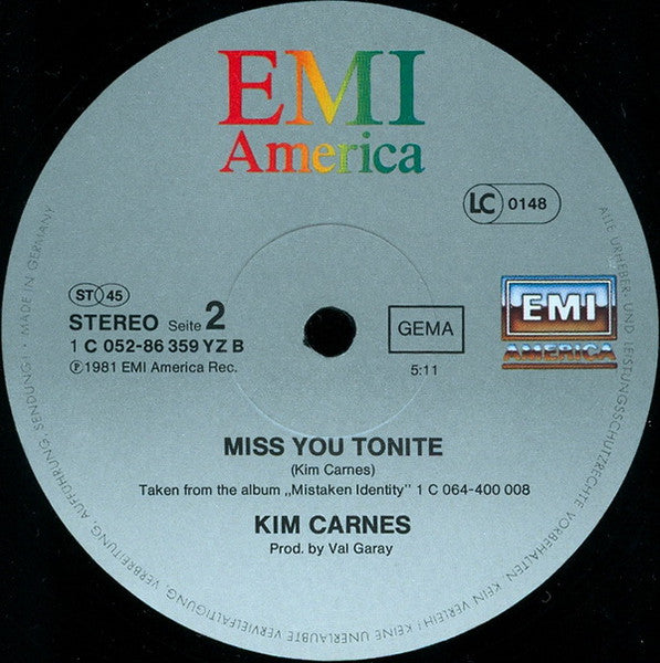 Kim Carnes – Bette Davis Eyes (NM, FUNDA VG+) BOX3