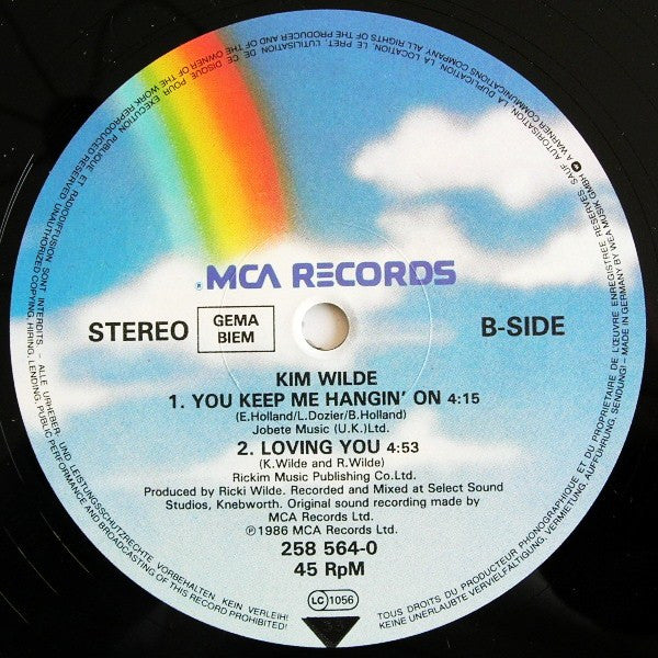Kim Wilde – You Keep Me Hangin' On (Extended WCH Club Mix) (NM, FUNDA VG+) BOX30