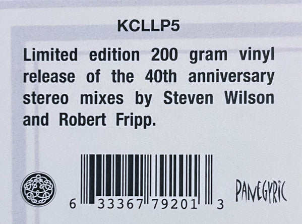 King Crimson – Larks' Tongues In Aspic (STEVEN WILSON MIX) 40th Anniversary - LIMITED EDITION (NUEVO, SELLADO)
