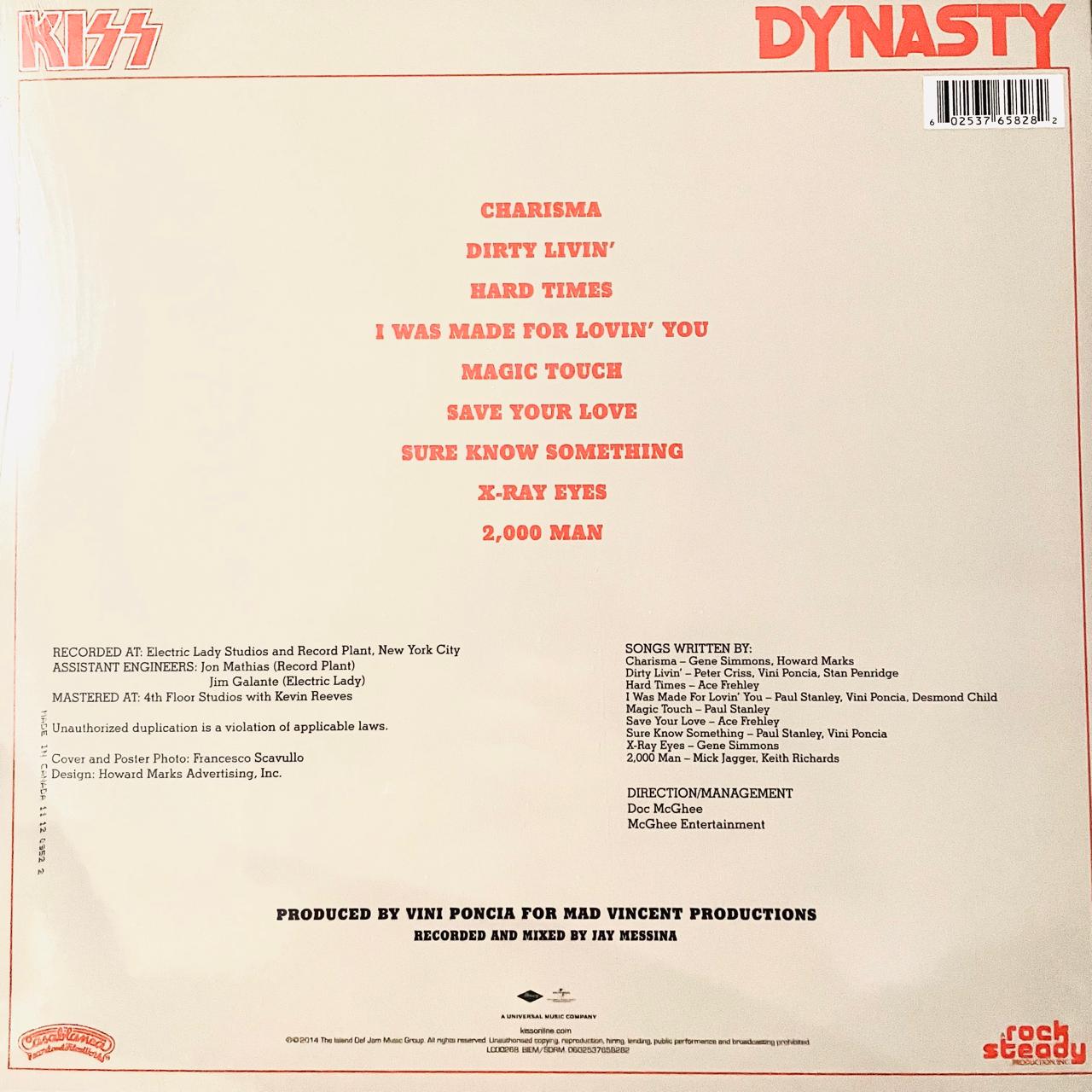 Kiss – Dynasty (NUEVO, SELLADO)