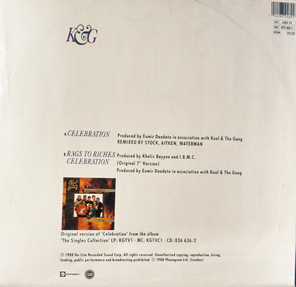 Kool & The Gang – Celebration (S.A.W. Remix) (NM, FUNDA EX) BOX3