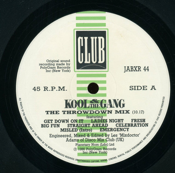 Kool & The Gang – The Throwdown Mix (Hits Medley) (NM, FUNDA VG+)