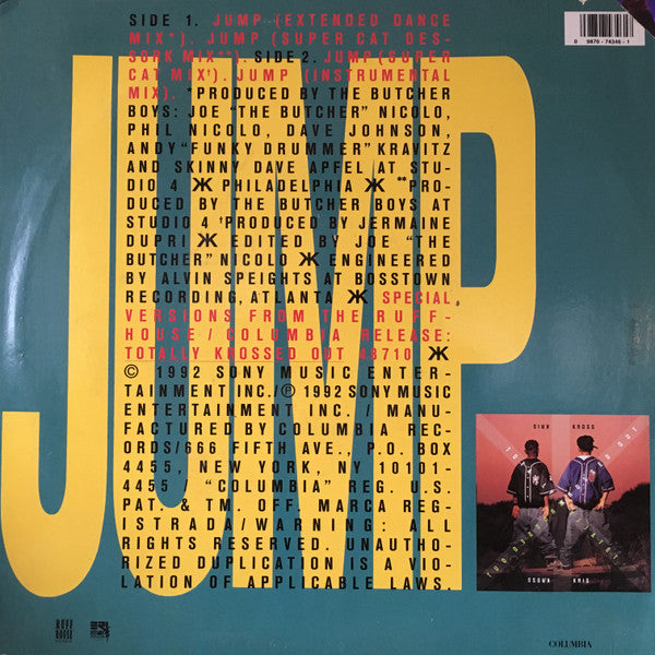 Kris Kross – Jump (NM, FUNDA VG+)